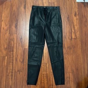 Zara Leather Leggings